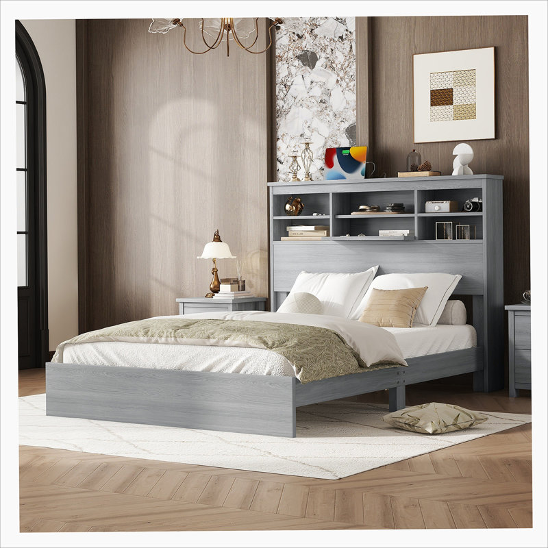Vintage platform bed discount